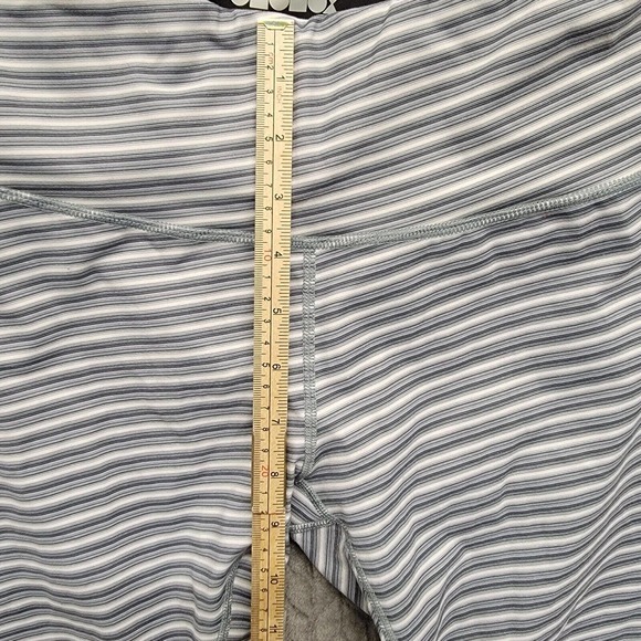 Ododos‎ Activewear Leggings Womens Size Large Gray White 26" Inseam Gym Yoga - Picture 7 of 10